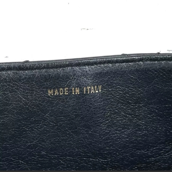 🚨Sale! 🎉HP🎉CHANEL SO BLACK Flap Bag Black White Hardware Rare! 🦄 Vintage - Picture 5 of 16